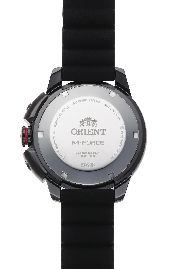 ORIENT RA-AC0L09R  M-FORCE Sports Automatic Gents Silicon Strap Watch - Image 3
