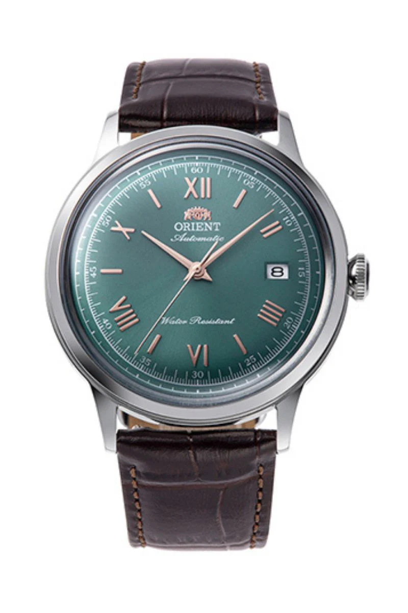 ORIENT RA-AC0023E Mechanical Classic Watch, Leather Strap - 40.5mm