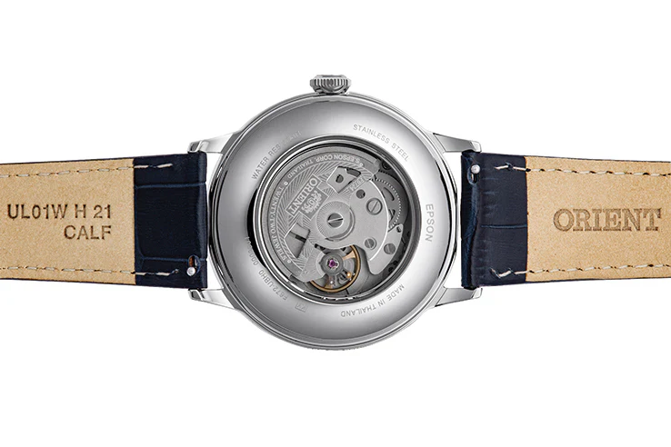 ORIENT RA-AC0024L Mechanical Classic Watch, Leather Strap - 40.5mm - Image 4