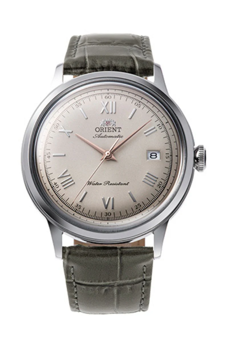 ORIENT RA-AC0025N Mechanical Classic Watch, Leather Strap - 40.5mm