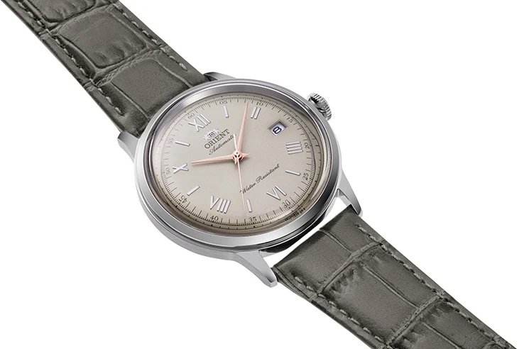 ORIENT RA-AC0025N Mechanical Classic Watch, Leather Strap - 40.5mm - Image 2