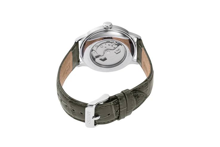 ORIENT RA-AC0025N Mechanical Classic Watch, Leather Strap - 40.5mm - Image 4