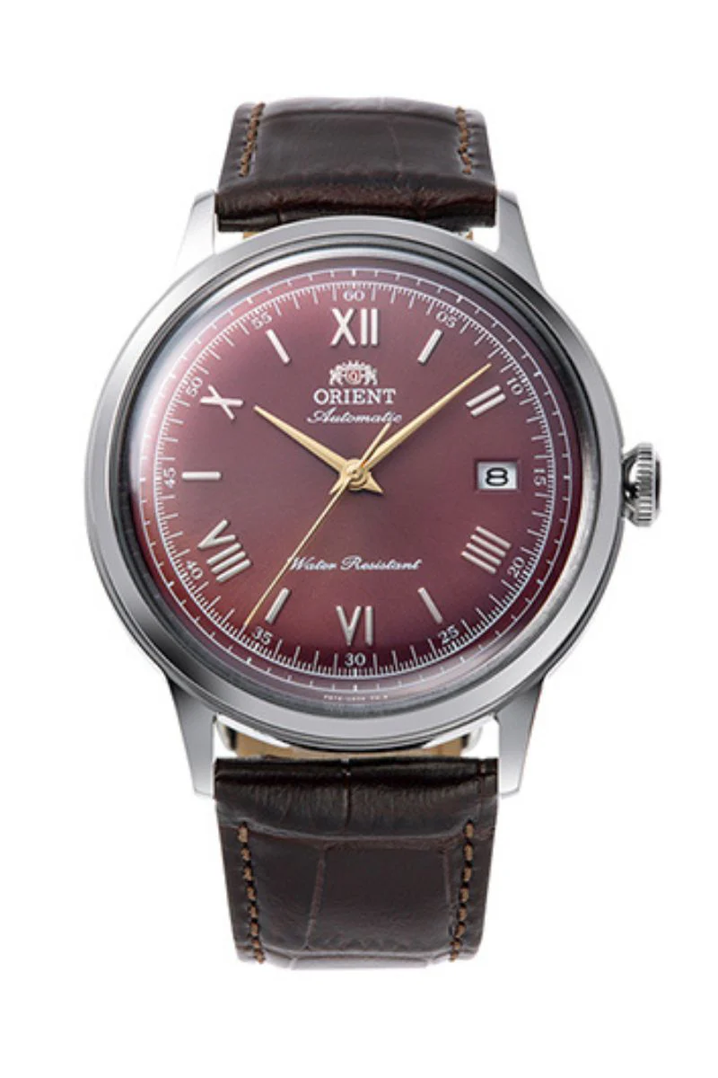 ORIENT RA-AC0026R Mechanical Classic Watch, Leather Strap - 40.5mm