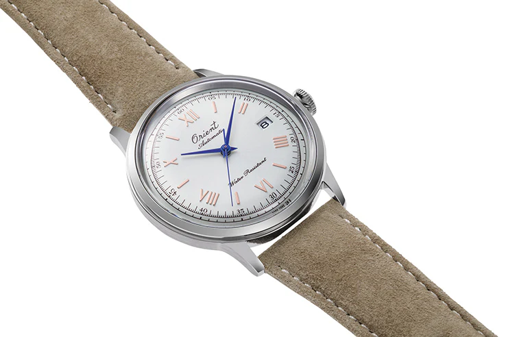 ORIENT RA-AC0027S Mechanical Classic Watch, Leather Strap - 40.5mm Limited - Image 3