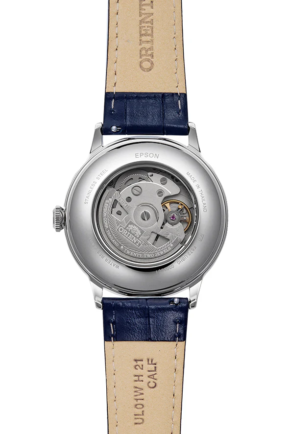 ORIENT RA-AC0030L Mechanical Bambino Watch, Leather Strap - 40.5mm - Image 3