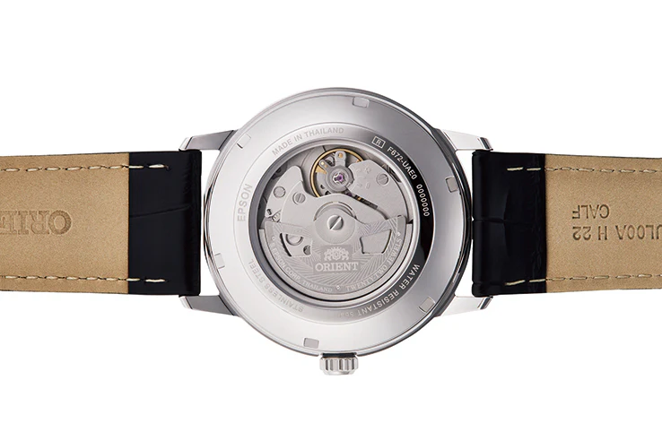 ORIENT RA-AC0F05B Mechanical Contemporary Watch, Leather Strap - 41.6mm - Image 2