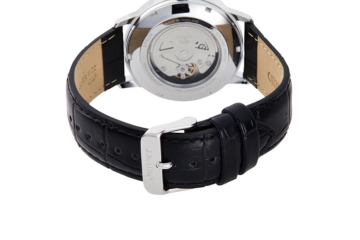 ORIENT RA-AC0F05B Mechanical Contemporary Watch, Leather Strap - 41.6mm - Image 4