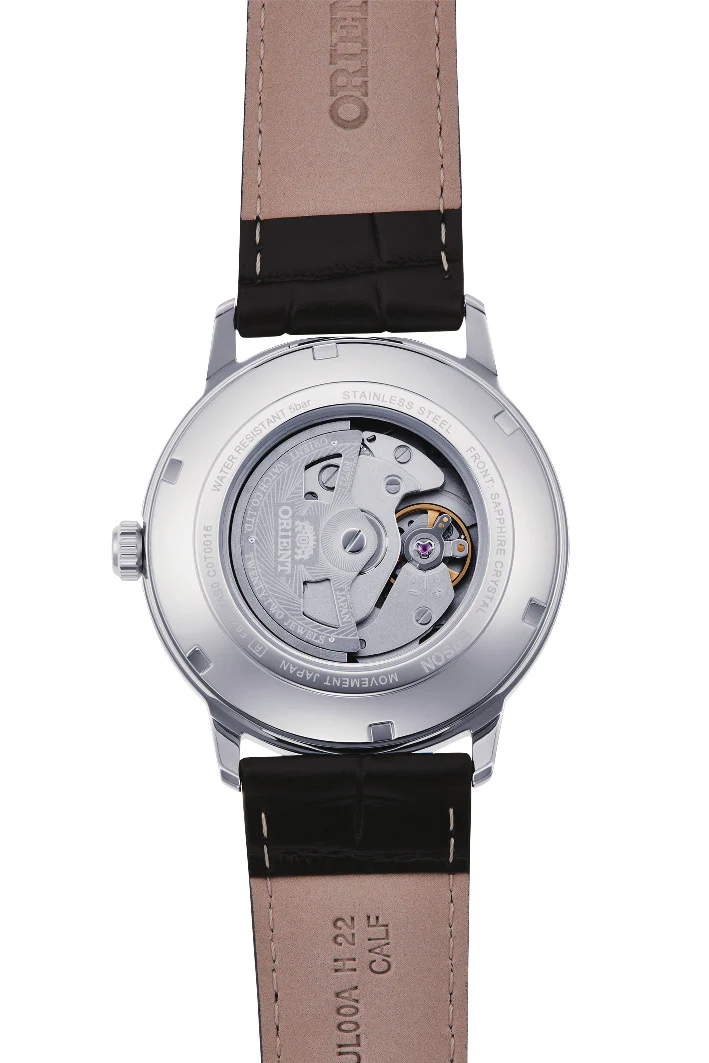ORIENT RA-AC0F12S  Contemporary Automatic Gents Leather Strap Watch - Image 3