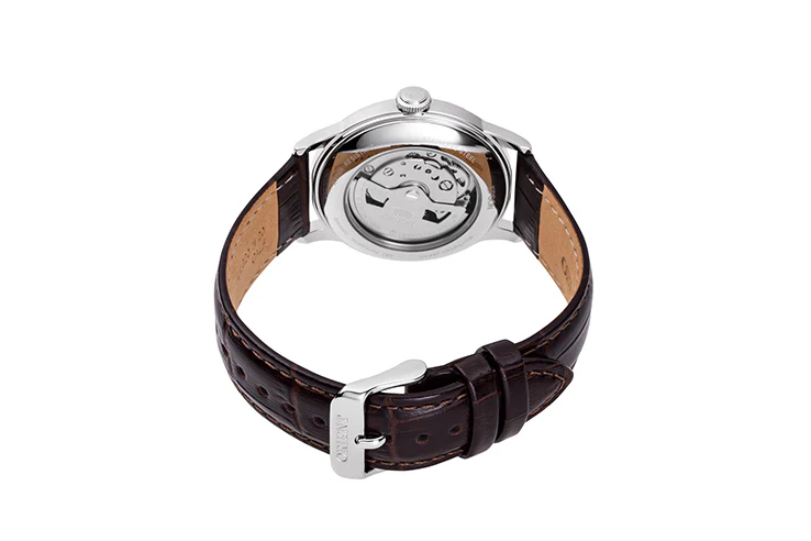ORIENT RA-AC0M04Y  Classic Bambino Automatic Gents Leather Strap Watch - Image 2