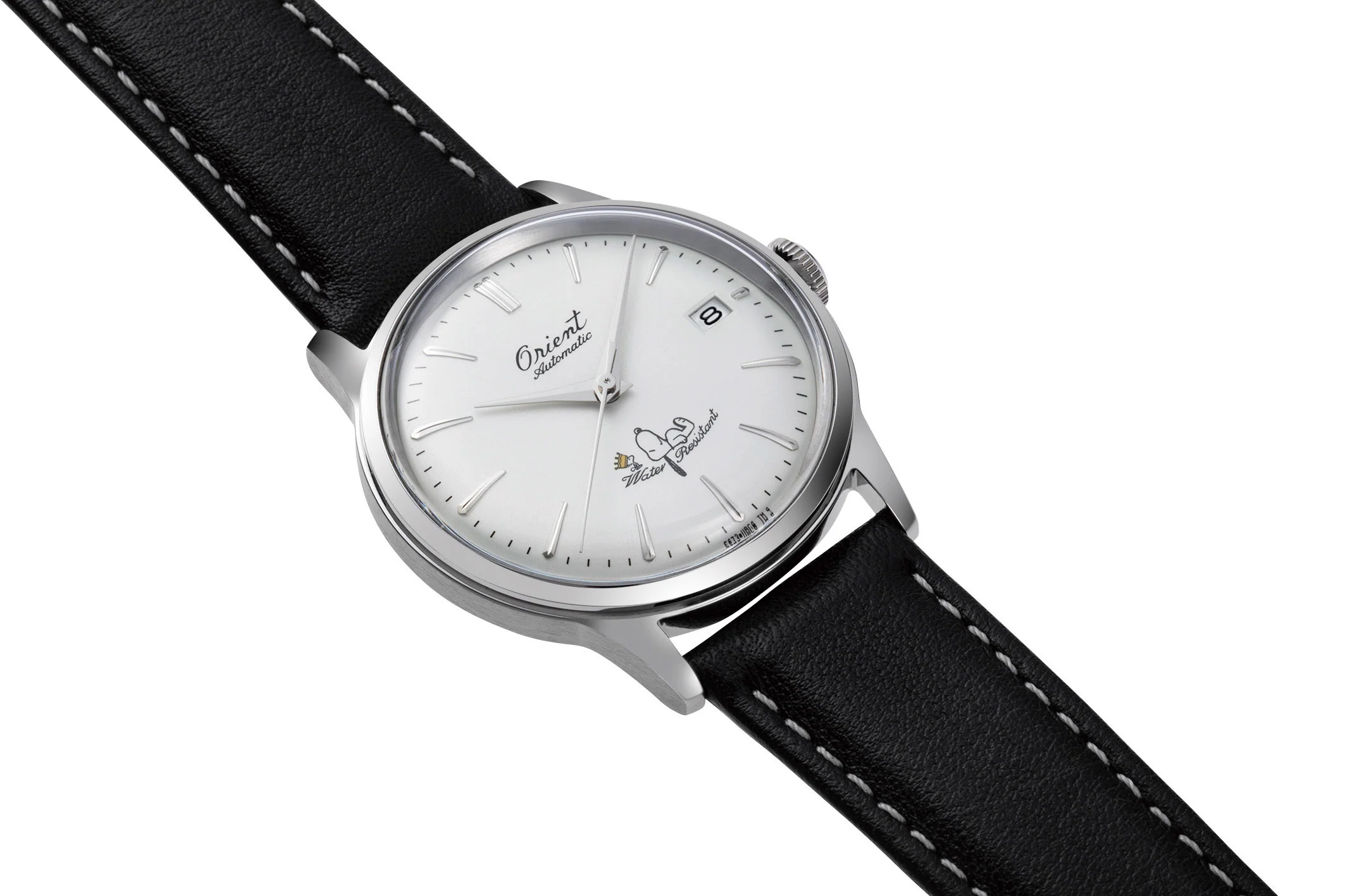 ORIENT RA-AC0M16S Mechanical Classic  Peanuts™ Watch, Leather Strap - 38.4mm Limited - Image 2