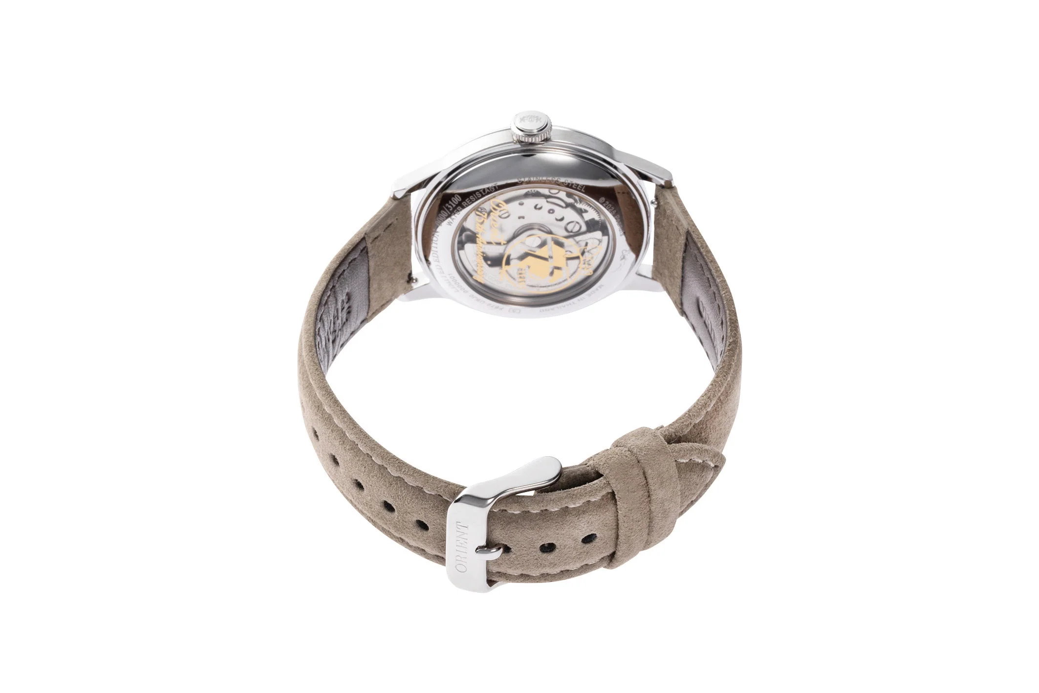 ORIENT RA-AC0M17G Mechanical Classic Peanuts™ Watch, Leather Strap - 38.4mm  Limited - Image 3