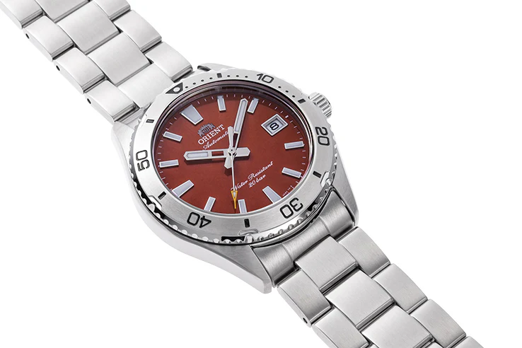 ORIENT RA-AC0Q09R Mechanical Sports Watch, Metal Strap - 39.9mm - Image 2