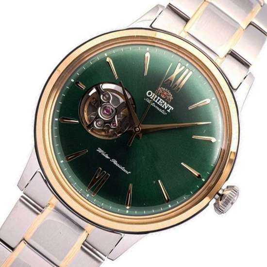 ORIENT RA-AG0432E Bambino semi skeleton Classic Automatic Gents Metal Bracelet Strap Watch - Image 2