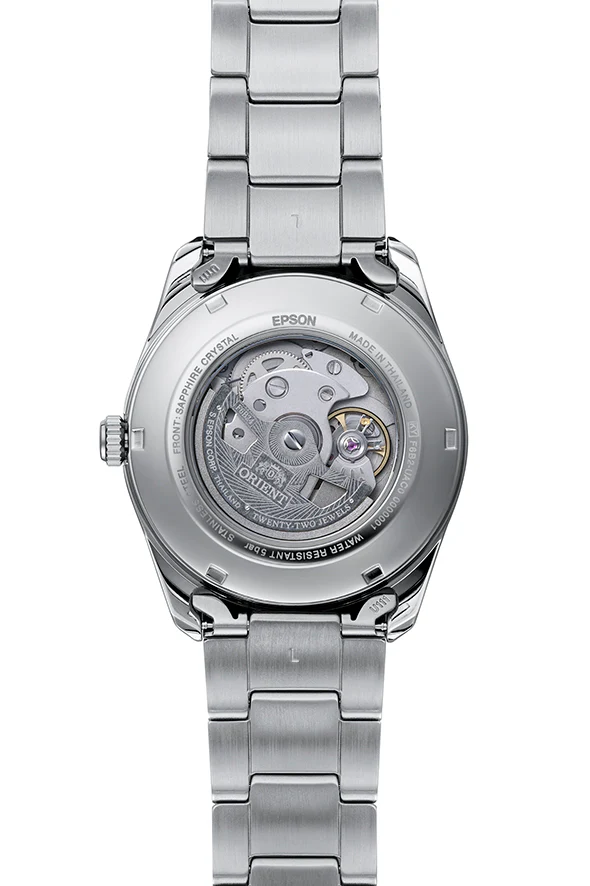 ORIENT RA-AK0316E Mechanical Contemporary Sun and Moon design, Metal Strap - 41.5mm - Image 3