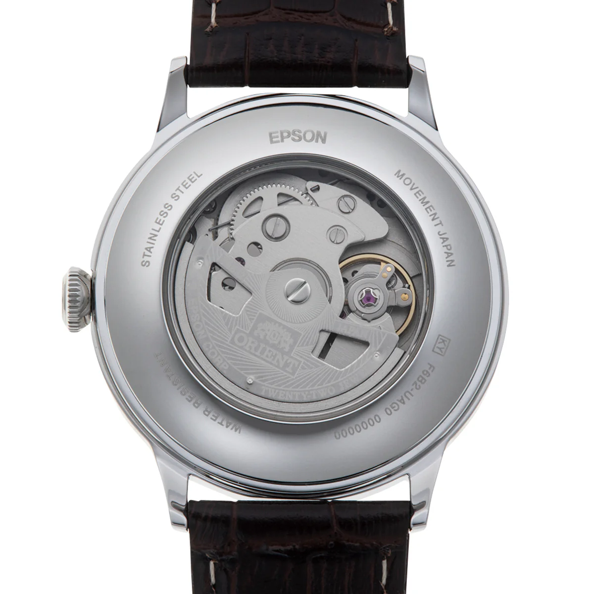 ORIENT RA-AK0702Y Classic Multi-function Automatic Leather Strap Watch - Image 2