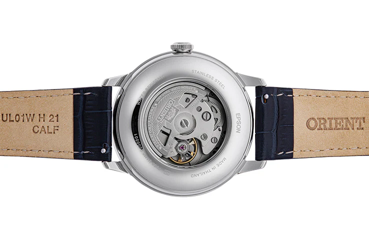 ORIENT RA-AK0806L Mechanical Classic Watch, Leather Strap - 41.5mm - Image 4