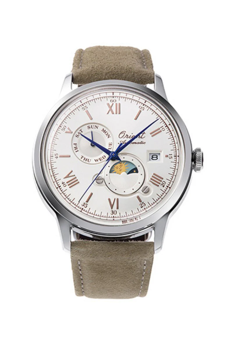 ORIENT RA-AK0808S Mechanical Classic Watch, Leather Strap - 41.5mm Limited