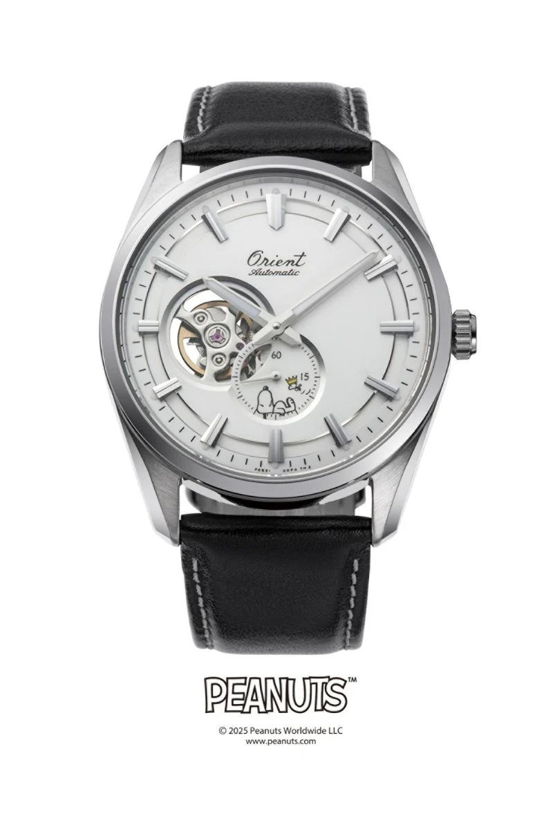 ORIENT RA-AR0011S Mechanical Contemporary Peanuts™ Watch, Leather Strap - 40.8mm Limited
