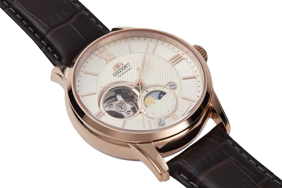 ORIENT RA-AS0009S Mechanical Classic Watch, Leather Strap - 42.0mm - Image 2