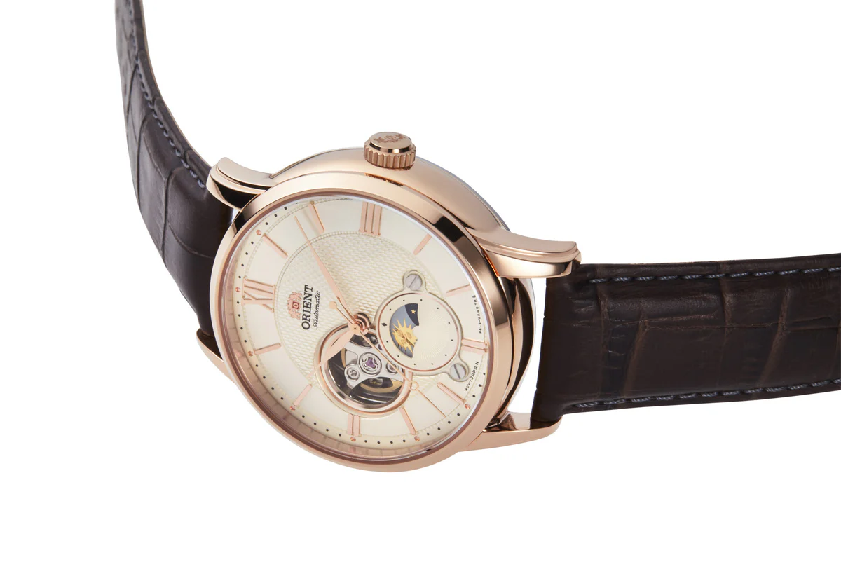 ORIENT RA-AS0009S Mechanical Classic Watch, Leather Strap - 42.0mm - Image 3