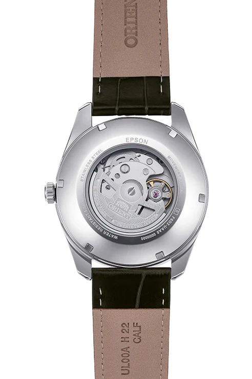 ORIENT RA-BA0006B  Contemporary Multi-year Calendar Automatic Leather Strap Watch - Image 3