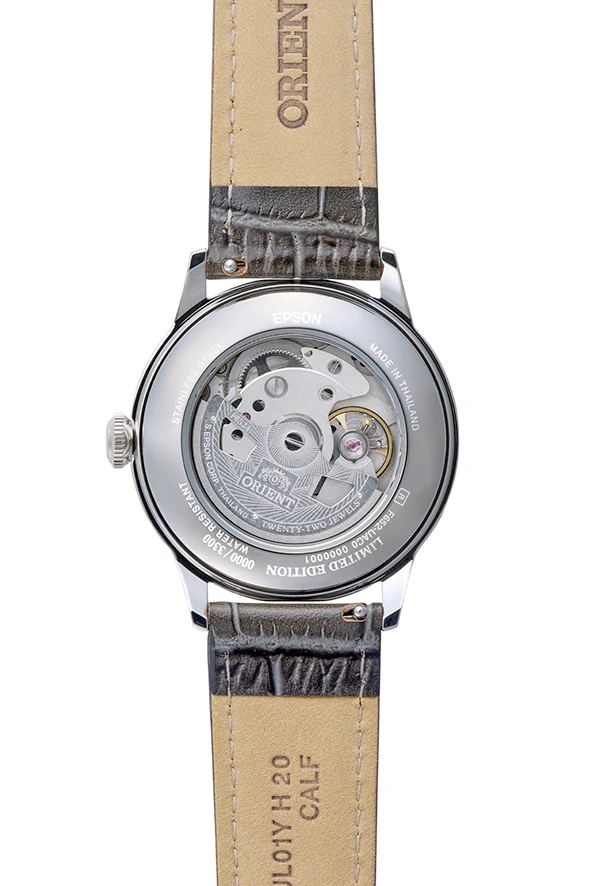 ORIENT RA-BB0006N Bambino Automatic Brown Leather Strap Watch-38.4mm - Image 3