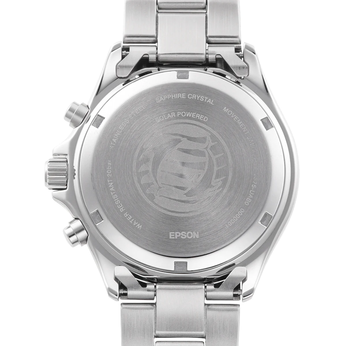 ORIENT RA-TX0201L Diver Mako Chronograph Solar Powered Quartz Sports Gents Metal Bracelet Strap Watch - Image 4