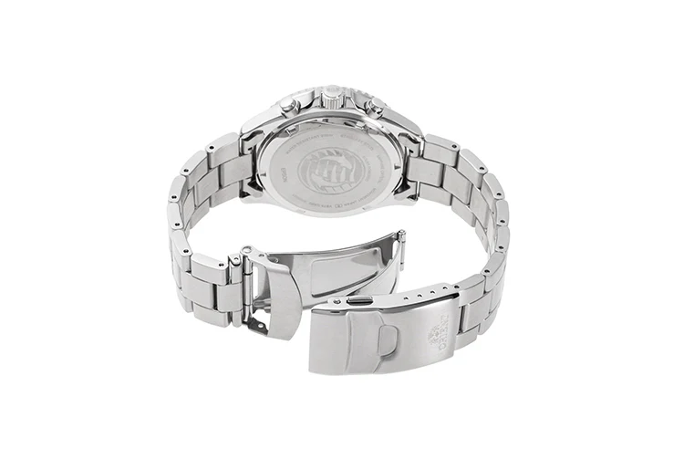 ORIENT RA-TX0202B Diver Mako Chronograph Solar Powered Quartz Sports Gents Metal Bracelet Strap Watch - Image 3