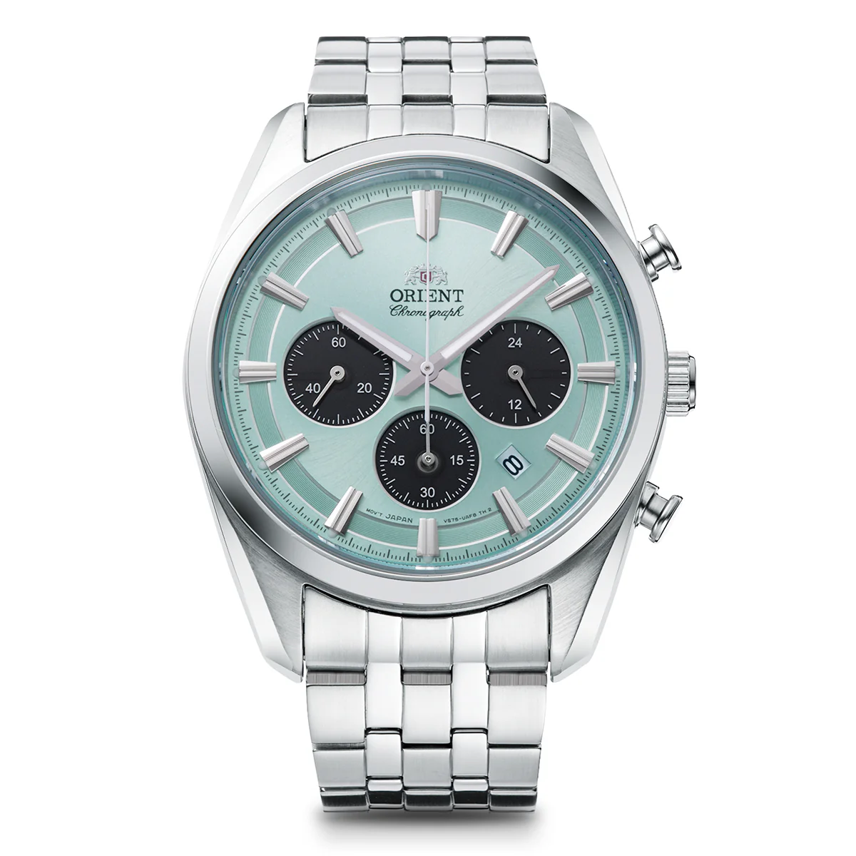 ORIENT RA-TX0304L10B Quartz Contemporary Watch Gents Solor Chrono SS 200MTR
