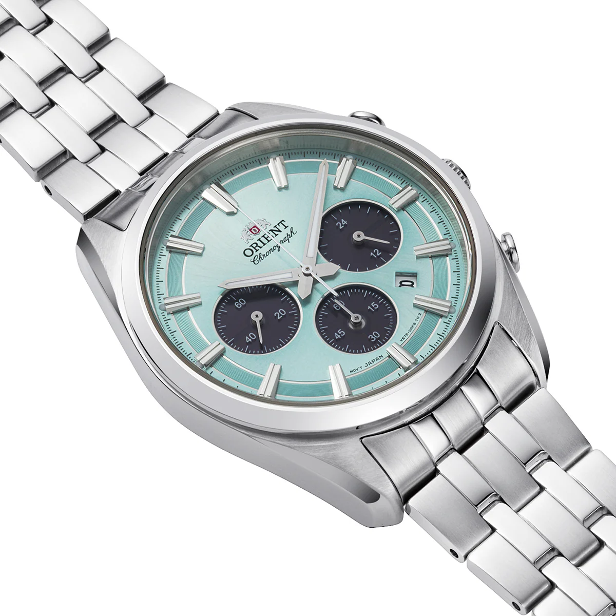 ORIENT RA-TX0304L10B Quartz Contemporary Watch Gents Solor Chrono SS 200MTR - Image 3