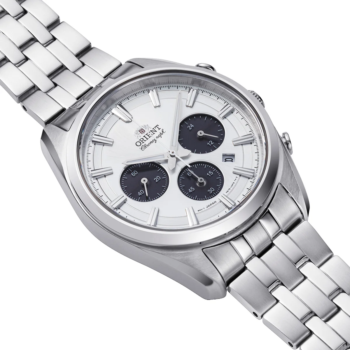 ORIENT RA-TX0305S10B Quartz Contemporary Watch Gents Solor Chrono SS 200MTR - Image 4