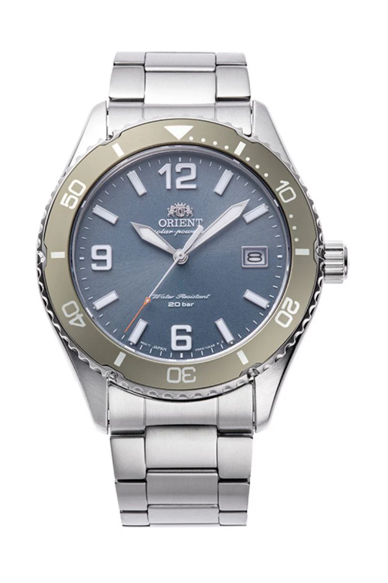 ORIENT RA-WJ0002L10B Quartz Sports Watch, Metal Strap - 39.9mm