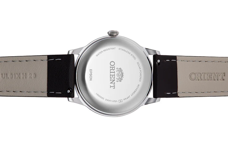 ORIENT RA-WK0003G Quartz Classic Watch, Synthetic leather Strap - 38.4mm - Image 2