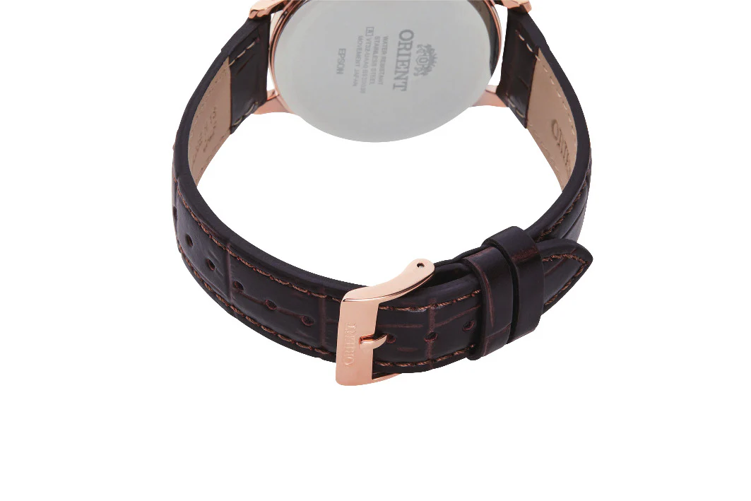 ORIENT RF-QD0001S  Contemporary Quartz Ladies Leather Strap Watch - Image 2