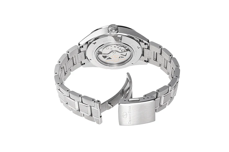 ORIENT STAR RE-AV0122L Contemporary Open Heart  Gents Metal Bracelet Strap Watch - Image 3