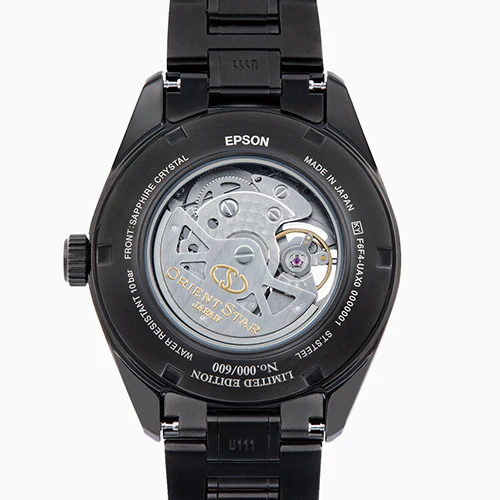 ORIENT STAR RE-AV0126B Contemporary Gents Black Metal Bracelet Strap Watch - Image 3