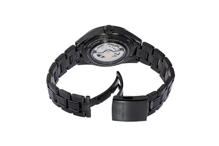 ORIENT STAR RE-AV0126B Contemporary Gents Black Metal Bracelet Strap Watch - Image 4