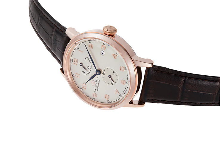 ORIENT STAR RE-AW0003S00B Mechanical Classic Watch, Leather Strap - 38.7mm - Image 3
