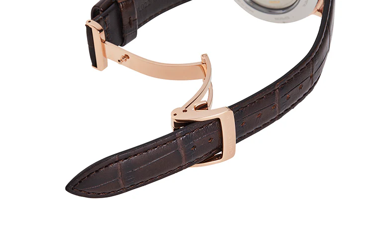ORIENT STAR RE-AW0003S00B Mechanical Classic Watch, Leather Strap - 38.7mm - Image 6
