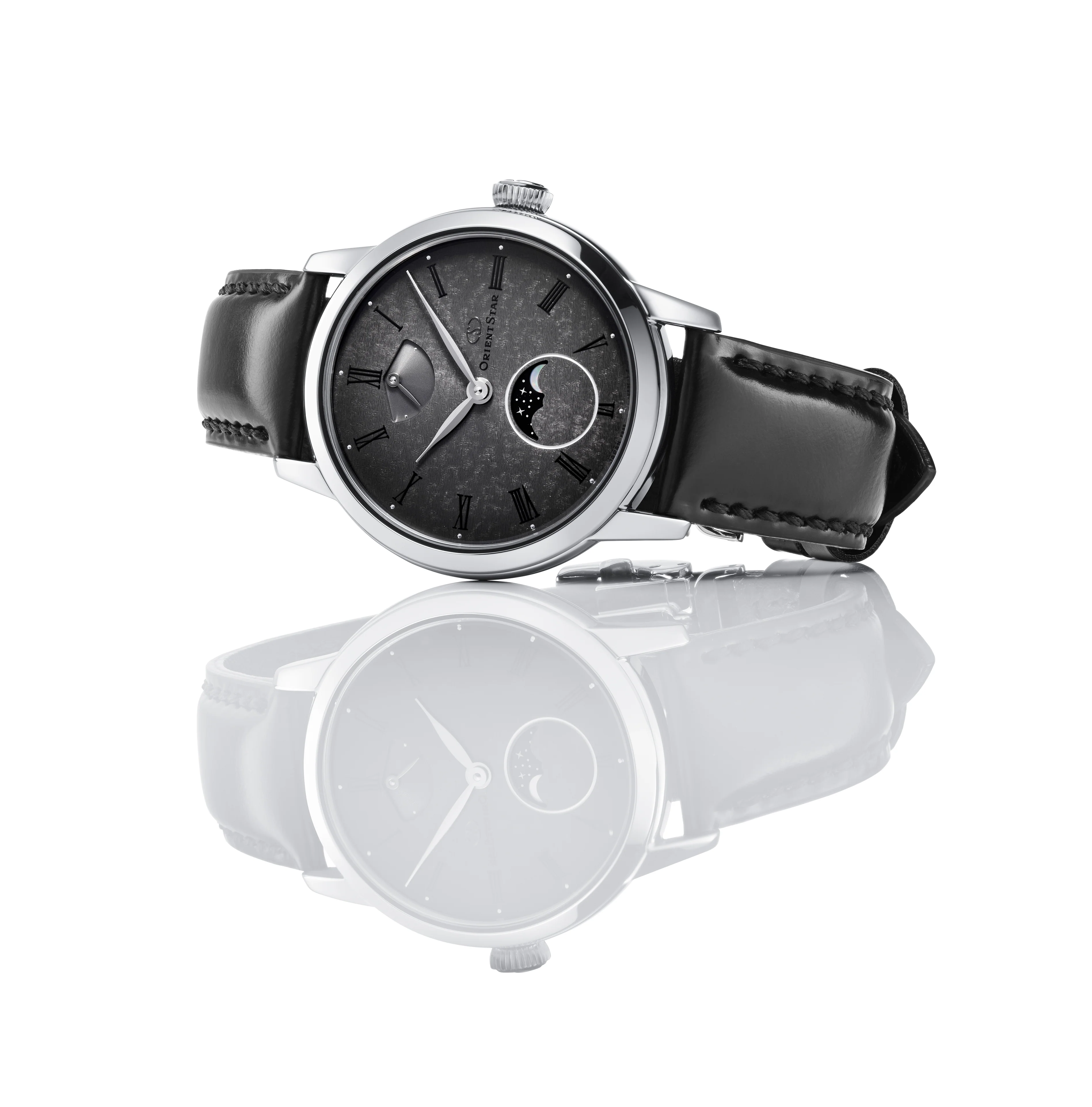 ORIENT STAR RE-BW0005N00B Mechanical Classic M45 Watch, Cordovan Strap - 39.5mm Limited - Image 2