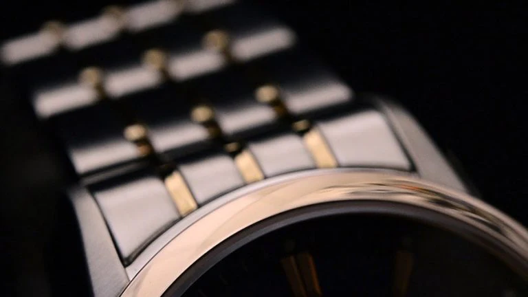 ORIENT STAR SDE00004 Dark Blue Dial Two Tone Rose Gold Silver Stainless Steel Bracelet Automatic Watch - Image 5